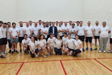 الدورة المفتوحة للسكواش  في الجامعة الأميركية تتواصل بنجاح