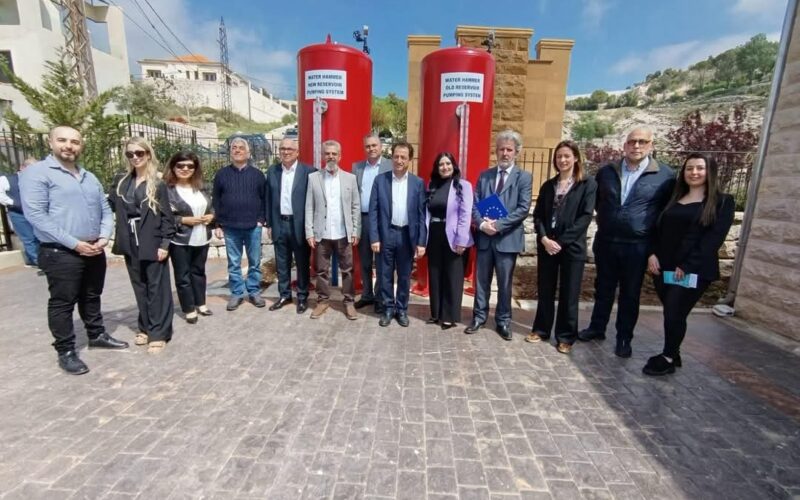 مدير مؤسسة المياه افتتح محطة الضخ في بلدة لحفد برعاية المطران عون