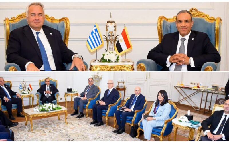 وزير الخارجية والهجرة في مصر يستقبل وزير الهجرة واللجوء اليونانى على هامش المؤتمر الوزاري لعملية الخرطوم