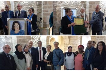 32 فنانًا من المغرب والعالم يُحيون المعرض الوطني الثالث لتيار “النزعة الخطوطية” من قلب باب برج مراكش بالصويرة
