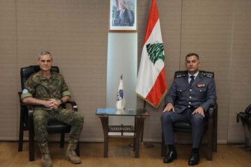 اللواء عبدالله استقبل قائد قوّة الأمم المتّحدة المؤقتة في لبنان