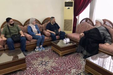 المفتي عسيران يستقبل المهندسة آية البلولي