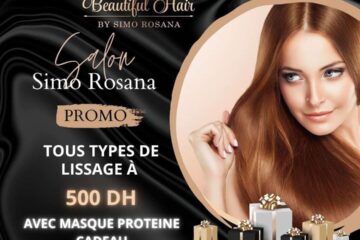 خبير الشعر Simo Rosana عرض استثنائي لتنعيم جميع أنواع الشعر مع ماسك بروتين هدية : عبد المجيد رشيدي