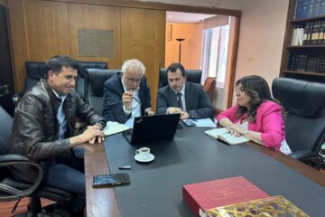 شحادة ونصار يبحثان رقمنة وزارة العدل والمحاكم