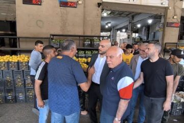 “لائحة ‘صيدا بدها ونحنا قدها’ برئاسة عمر مرجان تجول في حسبة صيدا”