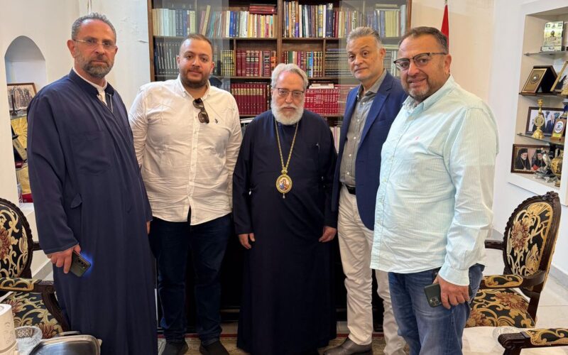 وفد لجنة التضامن اللبنانية الروسية يلتقي بالمطران كفوري