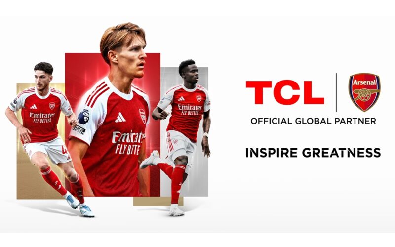 TCL وأرسنال تعلنان توسيع شراكتهما العالمية ضمن اتفاقية تمتد لعدة سنوات