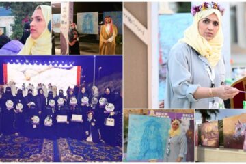 الفنانة التشكيلية أماني غيث تترك بصمة فنية مميزة في ملتقى ربيع تنومة الدولي للفنون البصرية 2025