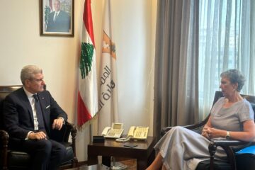 عيسى الخوري بحث مع السفيرة ويشلت التعاون بين لبنان وسويسرا