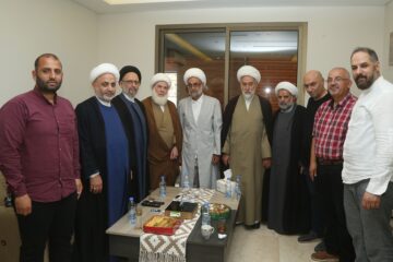 وفد من مؤسسة المرجع فضل الله زار الشيخ عودي مستنكرا الاعتداء عليه العلامة فضل الله: لردع كل من يمس التنوع على صعيد الوطن أو الطائفة